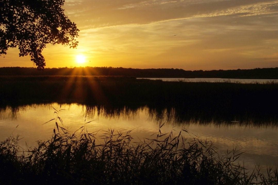 fot. Krystyna Kosińska  –  Zachód słońca nad Doliną Baryczy